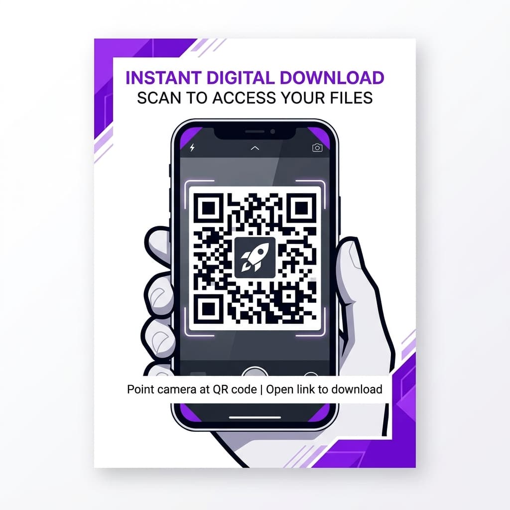 Scan QR Code to Download PrintRocket App